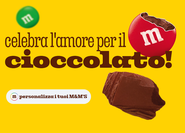 PERSONALIZZA I TUOI M&M'S