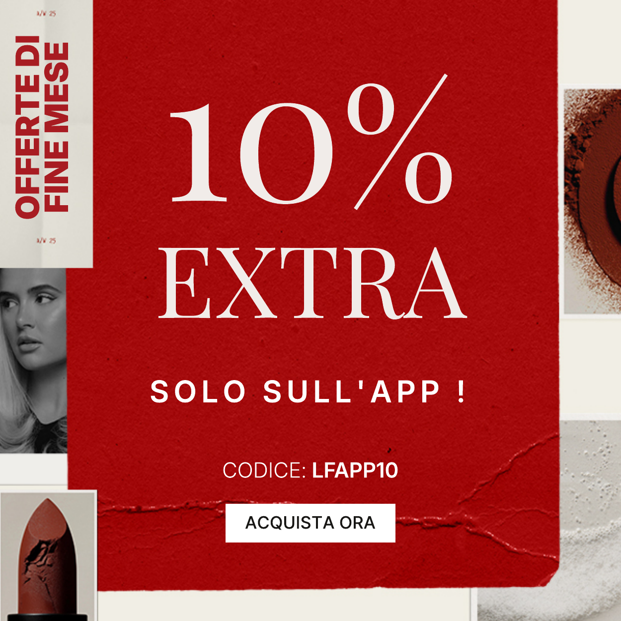 10 PER CENTO EXTRA SULL'APP