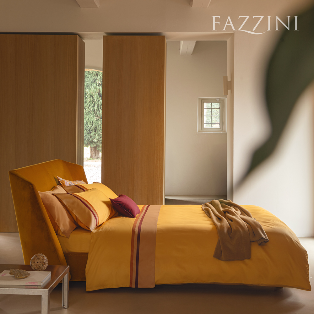 Image of COMPLETO LENZUOLA KUBRIC 60 ZUCCA NOCCIOLA MATRIMONIALE FAZZINI