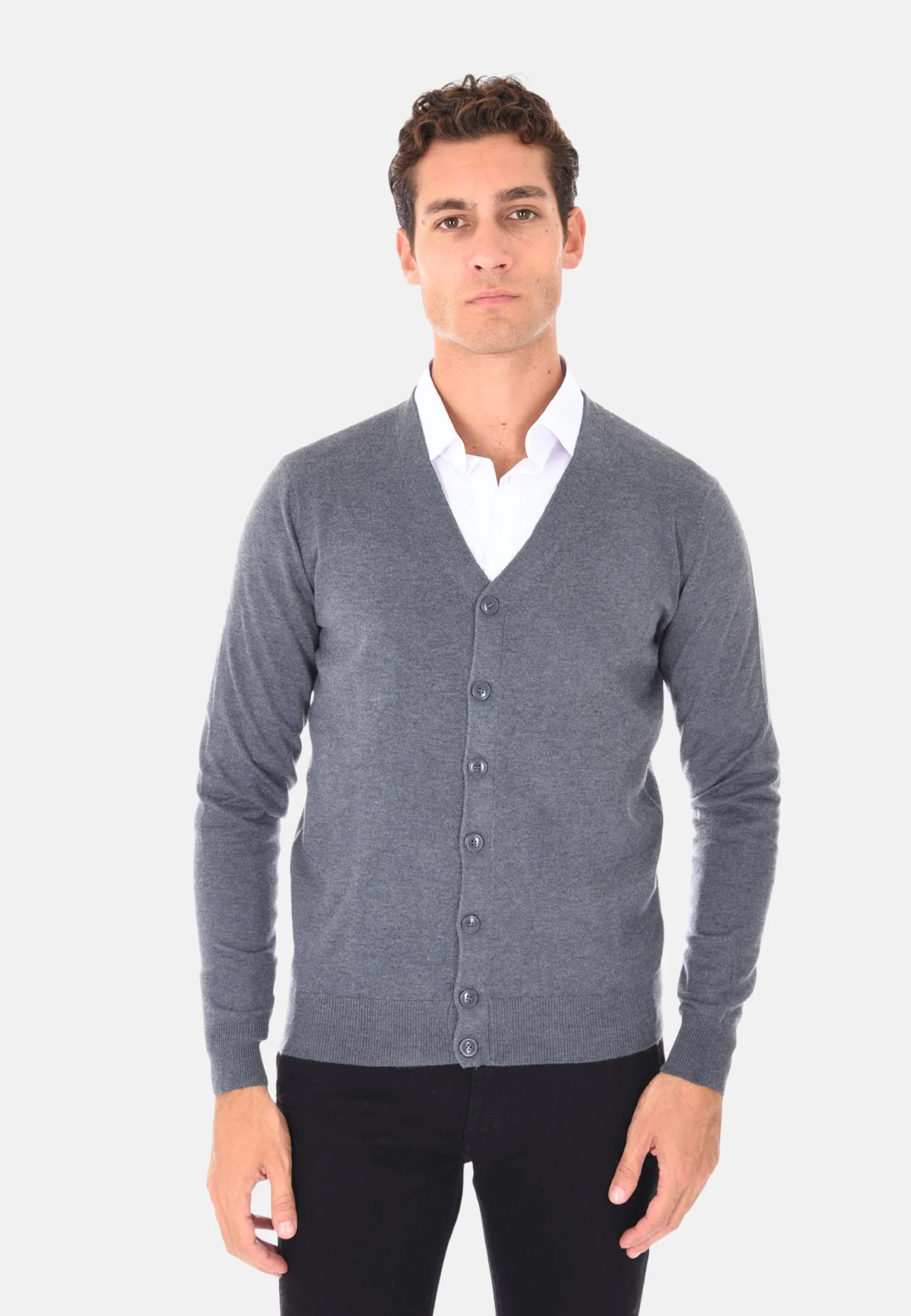 Image of Cardigan con bottoni