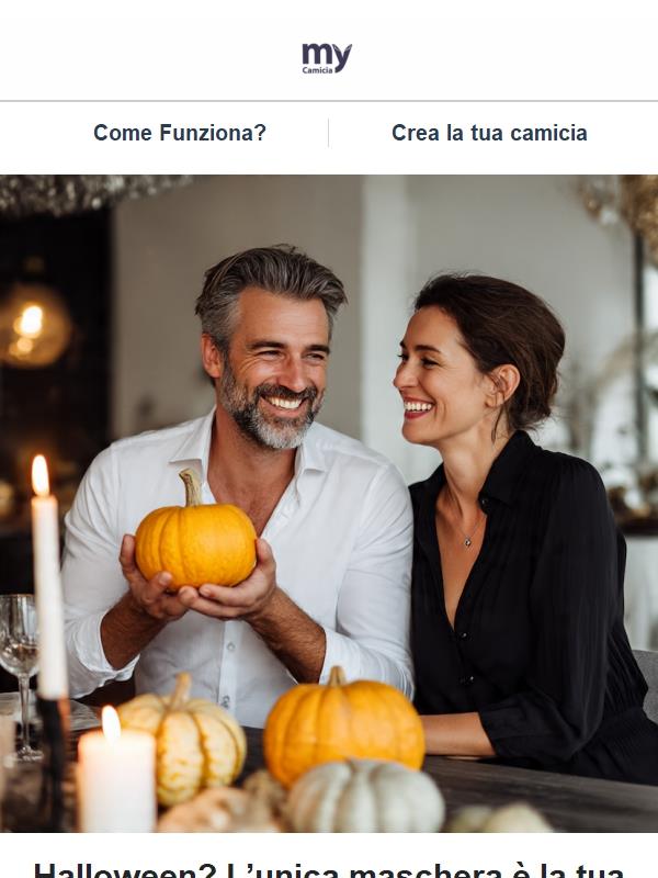 👔 Halloween? L’unica maschera è la tua camicia.