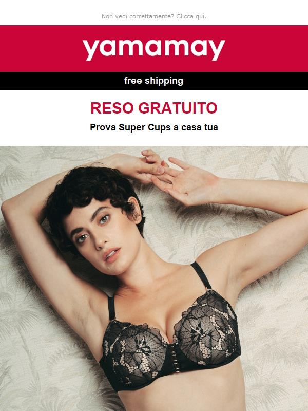 Super Cups, i nuovi reggiseni con coppe differenziate fino alla F