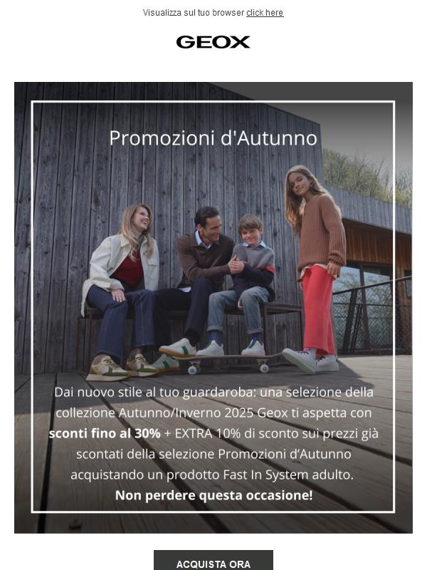 Ultimi giorni per gli sconti fino al 30% + EXTRA 10% sui prezzi già scontati ⏰