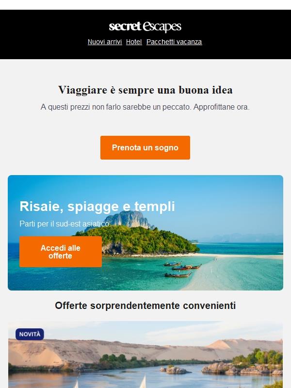 Stanza vuota. Cinque stelle. Prenoti?