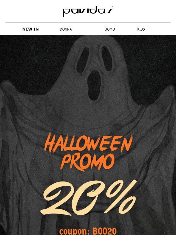🖤 Halloween Sale: -20% di sconto su tutto!