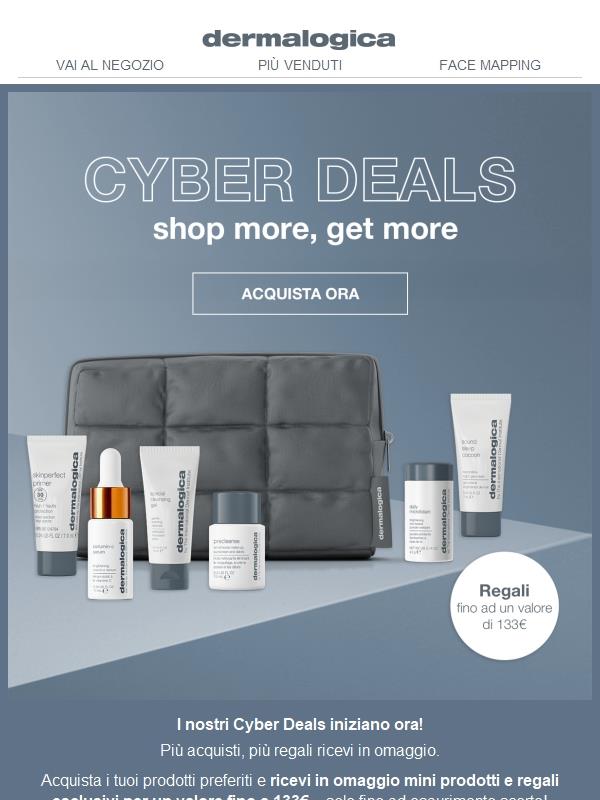 Ricevi regali fino ad un valore di 133€ 😍