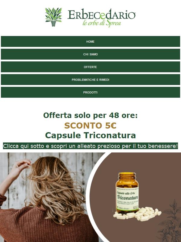SOS caduta stagionale: arrivano le Capsule Triconatura ✨