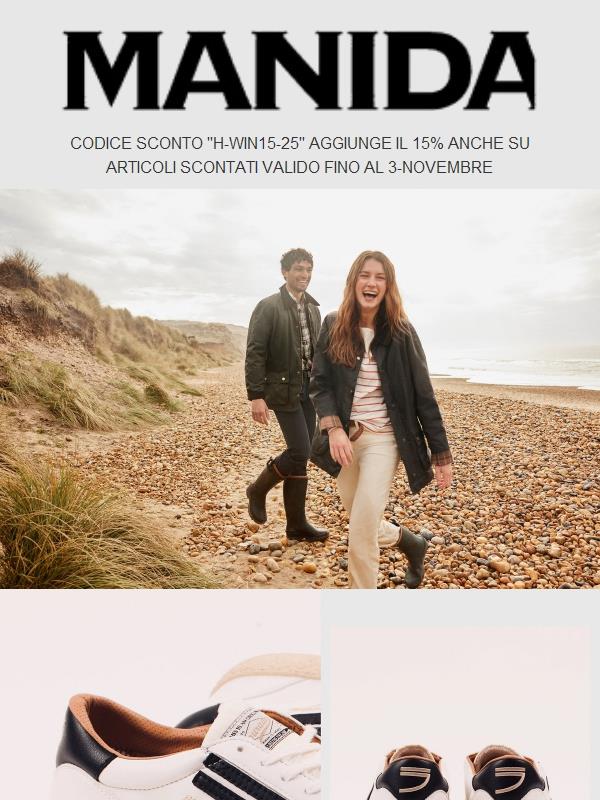 MANIDA.IT | Codice sconto -15% su tutto il catalogo!