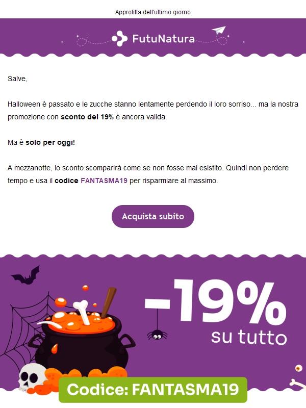 -19% su tutto 🧡