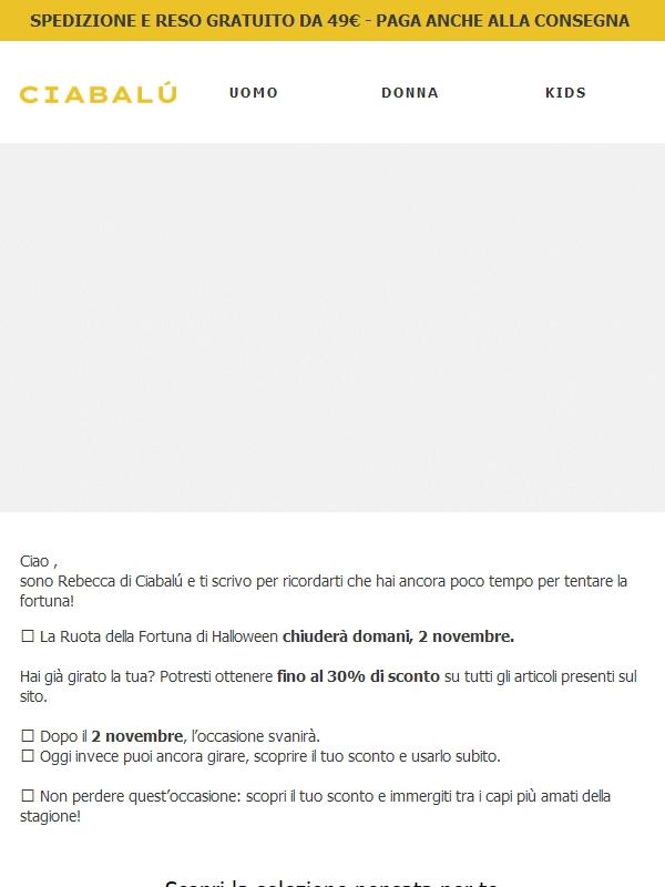 Ultime ore per vincere fino al 30% 🎃