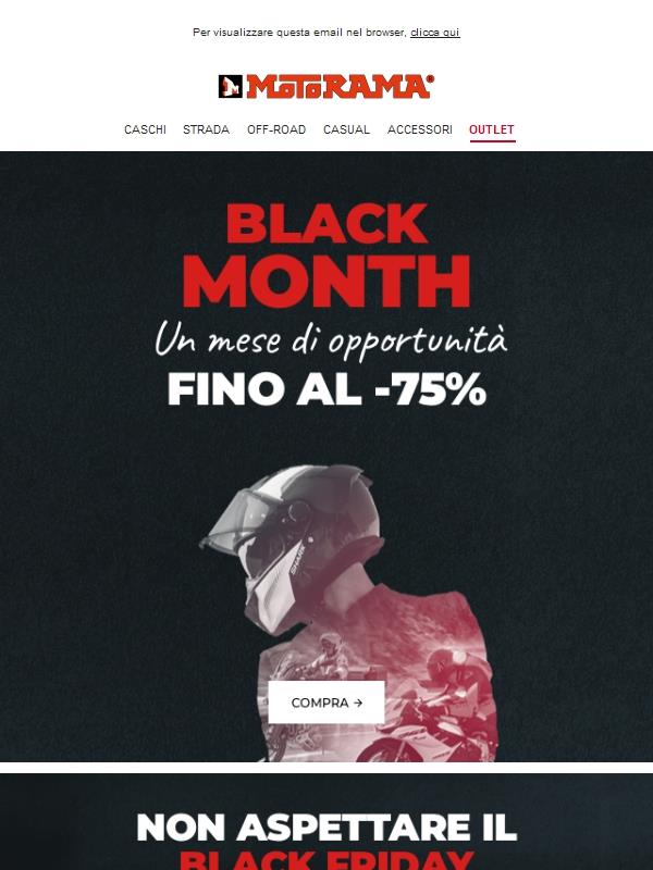 Inizia il Black Month 🖤