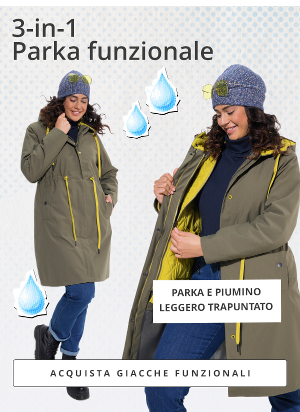 Parka funzionale e impermeabile HYPRAR 3-in-1 con cappuccio