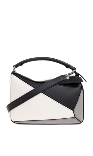 Puzzle Square small leather handbag