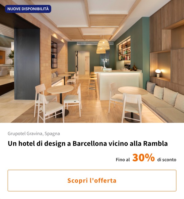 Un hotel di design a Barcellona vicino alla Rambla