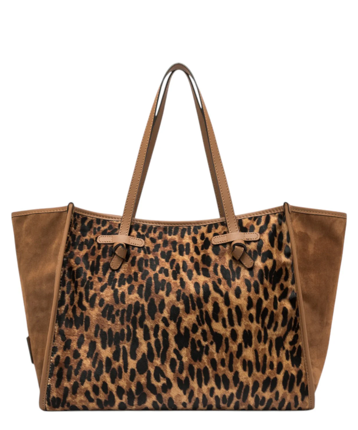 Image of Shopping Bag Marcella in Pelle Effetto Cavallino