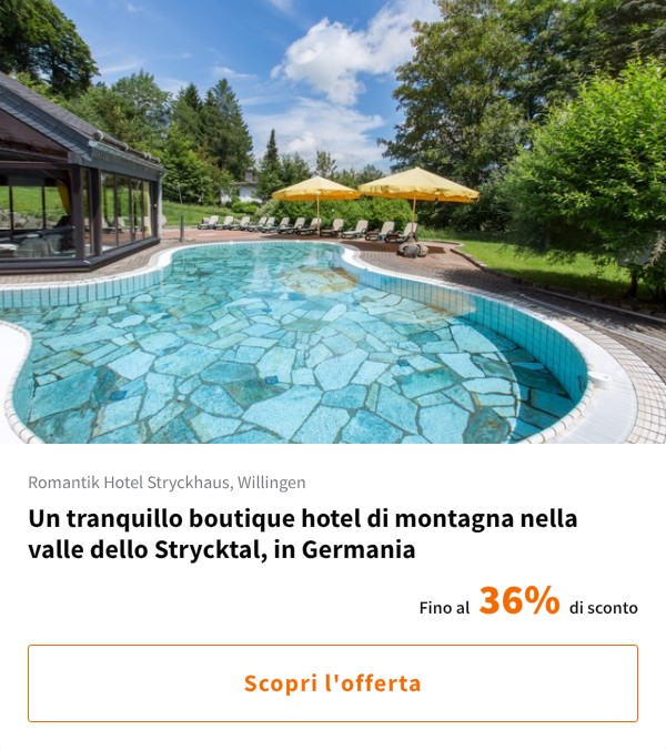 Un tranquillo boutique hotel di montagna nella valle dello Strycktal, in Germania