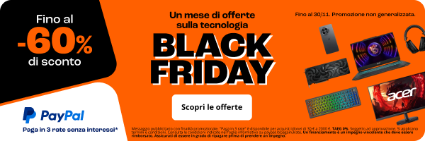 Ogni giorno nuove offerte lampo - Black Friday