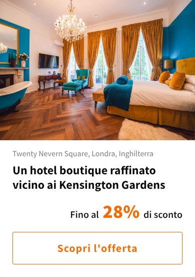Un hotel boutique raffinato vicino ai Kensington Gardens