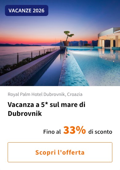 Vacanza a 5* sul mare di Dubrovnik