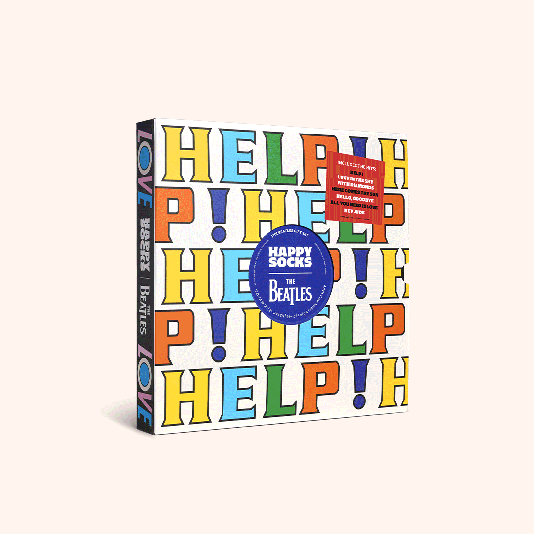The Beatles 6-Pack Socks Gift Set