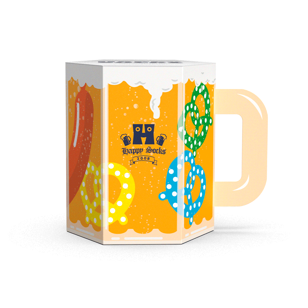 3-Pack Beer Glass Socks Gift Set