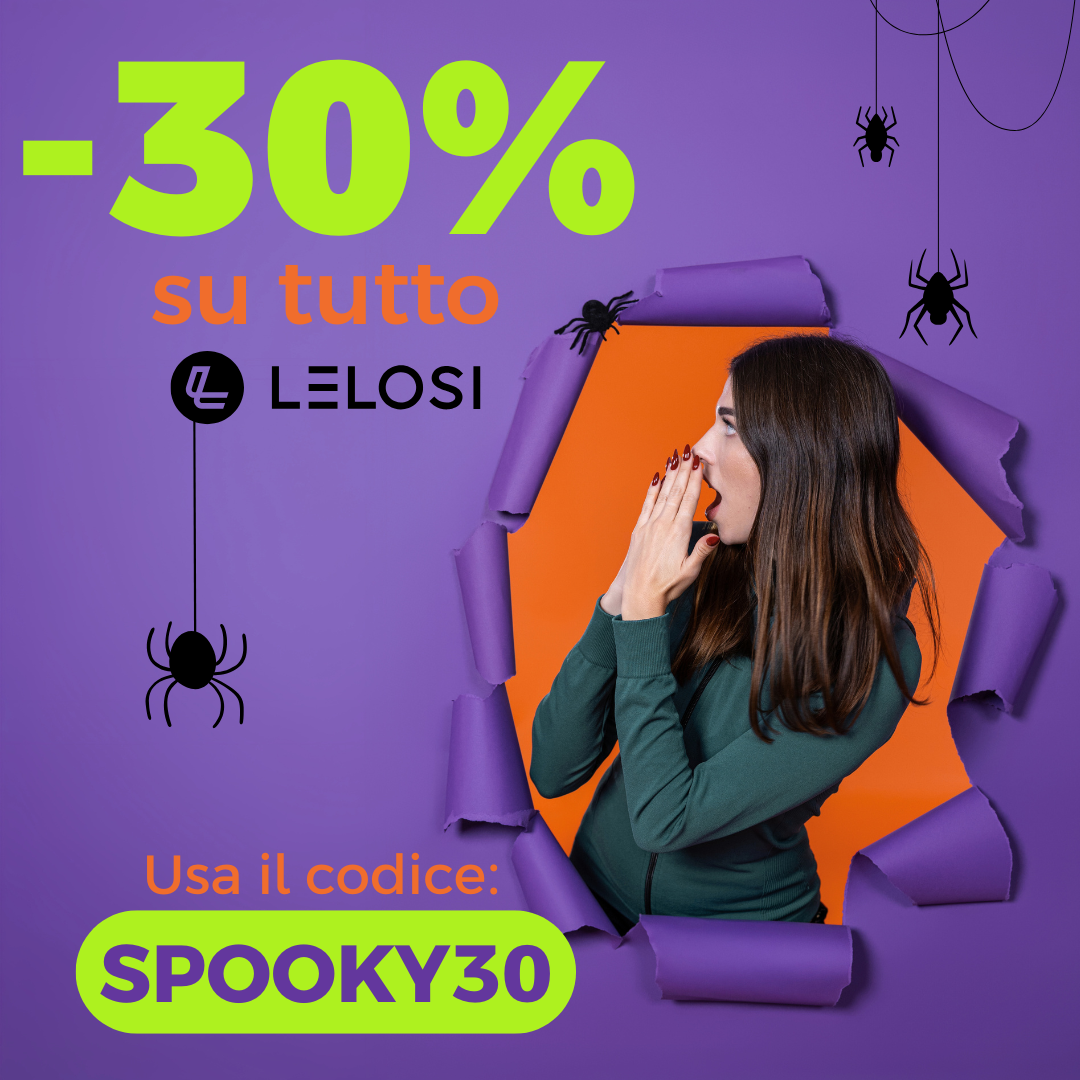 ULTIMO GIORNO: sconto del 30% su tutto con il codice SPOOKY30
