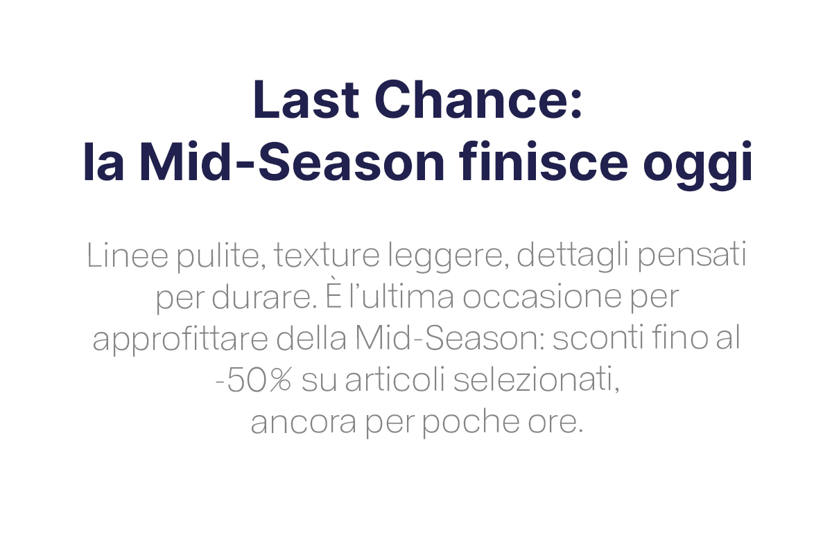 L'estate richiede leggerezza