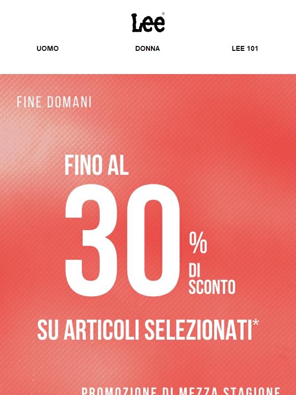 ULTIME ORE: 30% di sconto