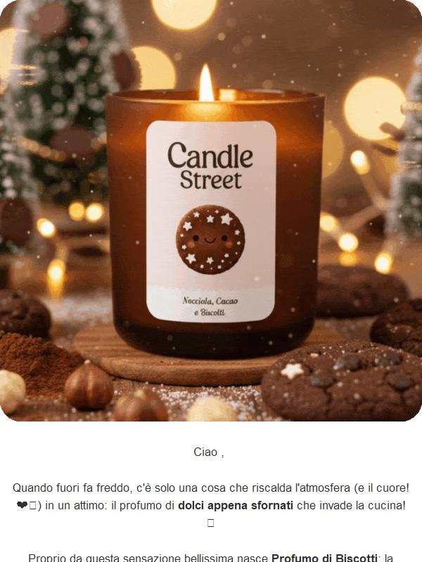 ✨ Candele che profumano di biscotti? SÌ! 🍪