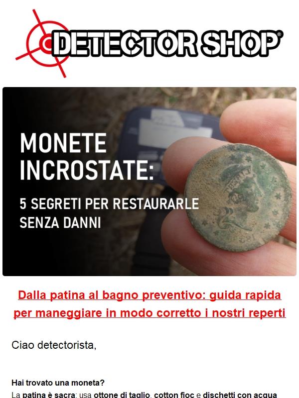 Monete incrostate: 5 mosse per restaurarle