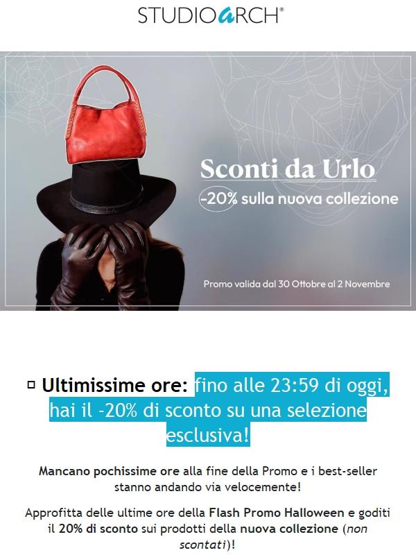 🎃⏰ La Flash Promo Halloween scade stanotte alle 23:59!