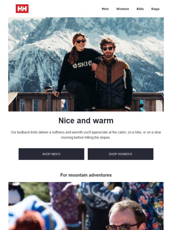 Just in time for sweater weather