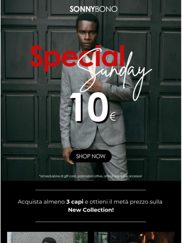 📢SPECIAL SUNDAY da 10€