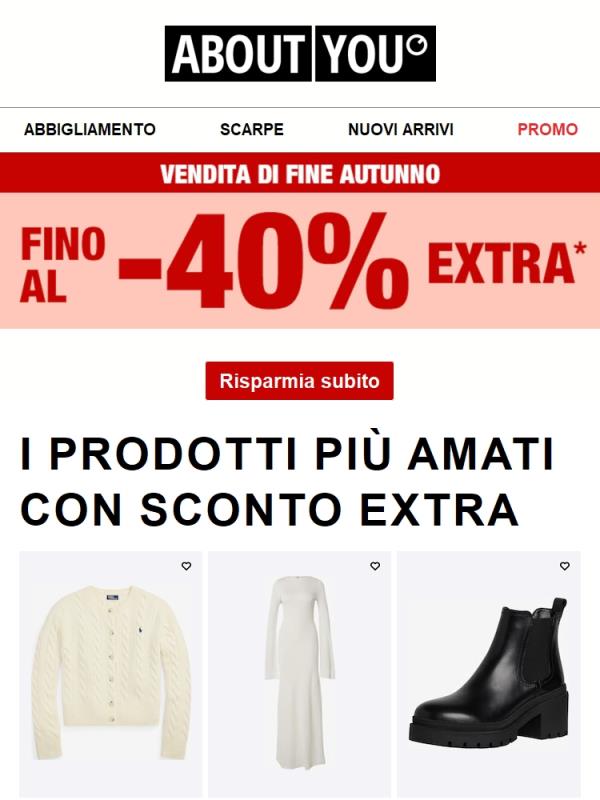 Solo per oggi: fino al -40% EXTRA