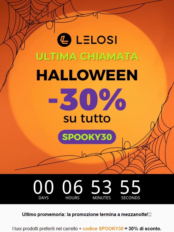 👻 -30% MANCANO SOLO POCHE ORE 👻