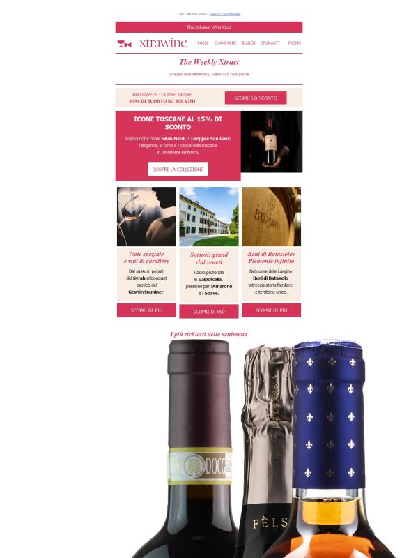 Le offerte delle settimana ancora per 24 ore