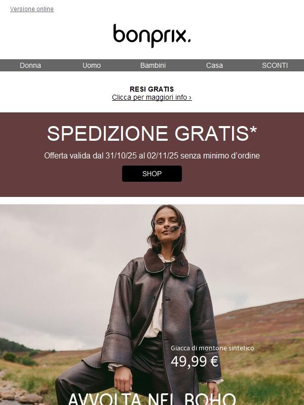 Giacche e cappotti in stile boho