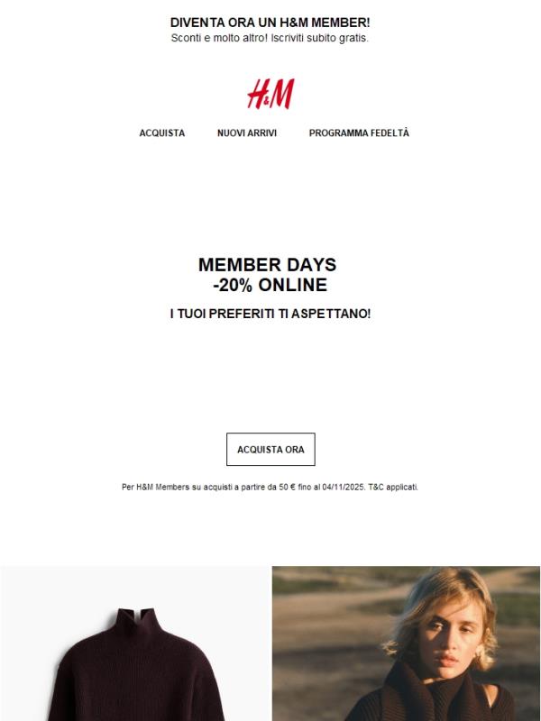 -20% online sui tuoi preferiti