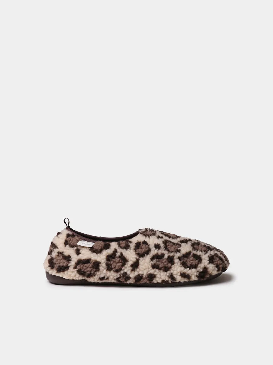 zapatillas de casa leopardo