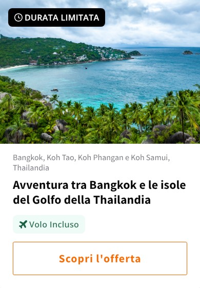 Avventura tra Bangkok e le isole del Golfo della Thailandia