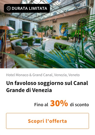 Un favoloso soggiorno sul Canal Grande di Venezia