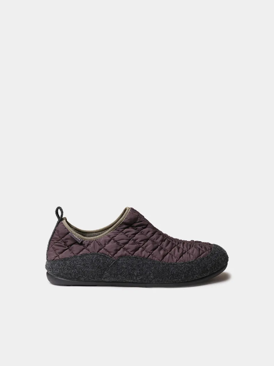 zapatillas de casa hombre ciruela