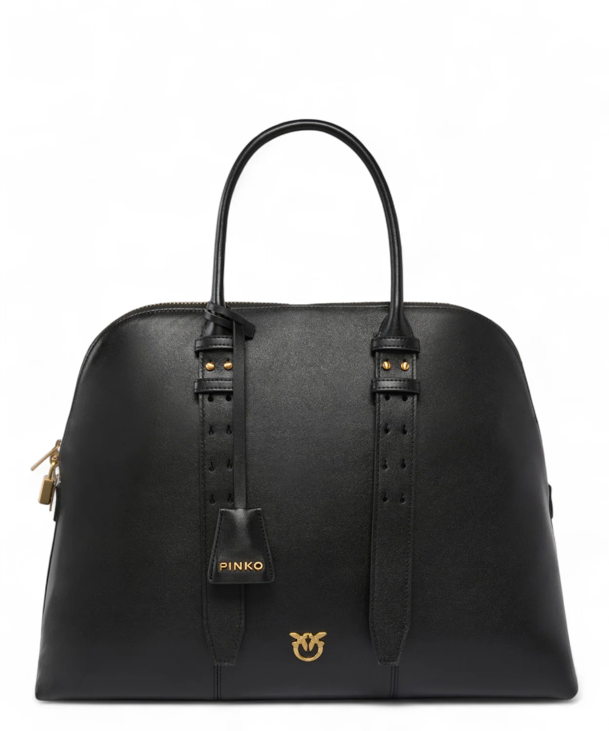 Image of Borsa Bowling Escape Maxi in Pelle PINKO