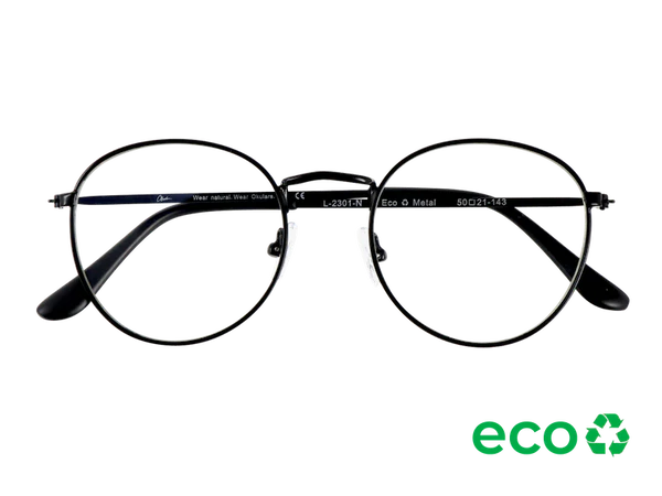 Okulars® Eco Metal Anti-Luce Blu - Black
