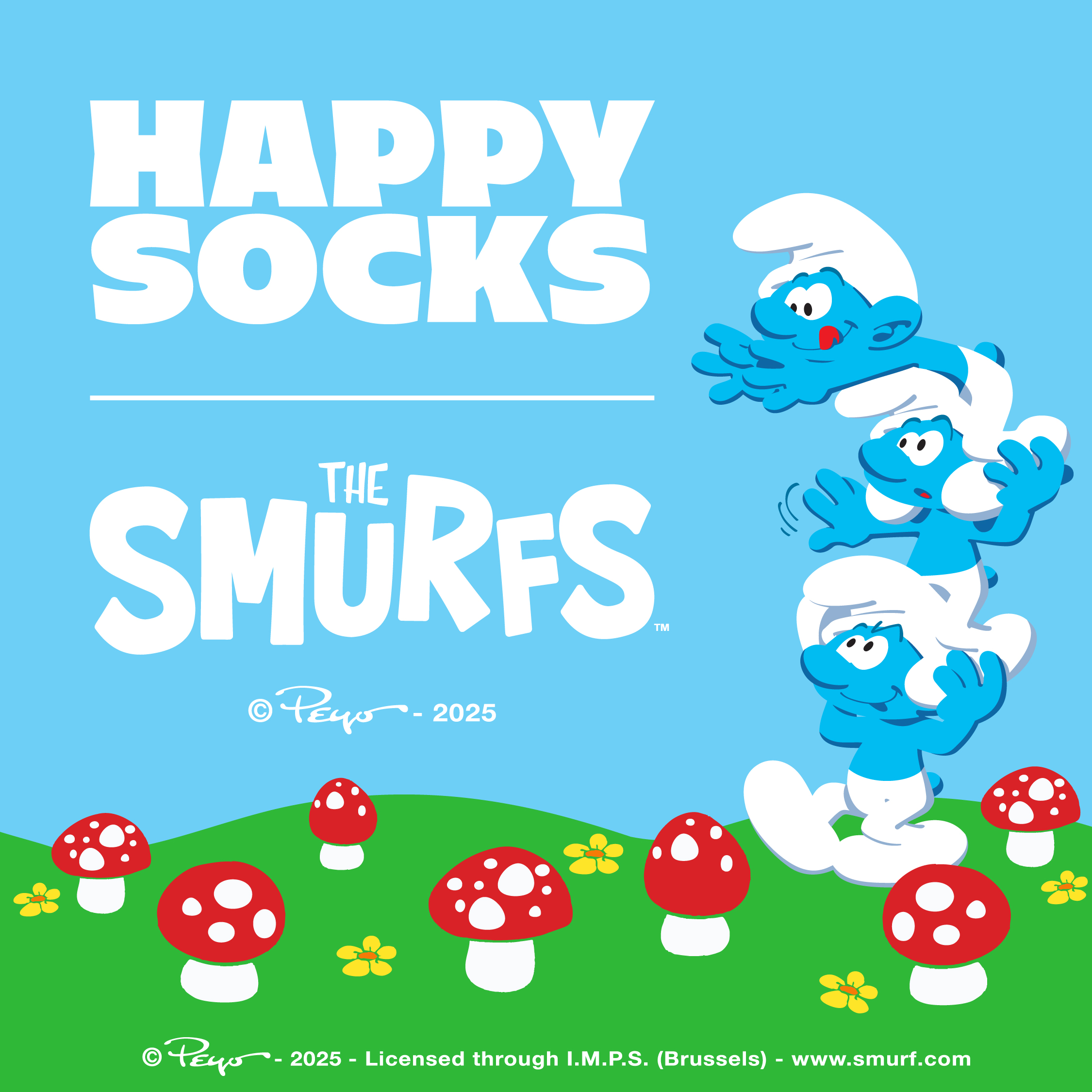 Happy Socks x The Smurfs
