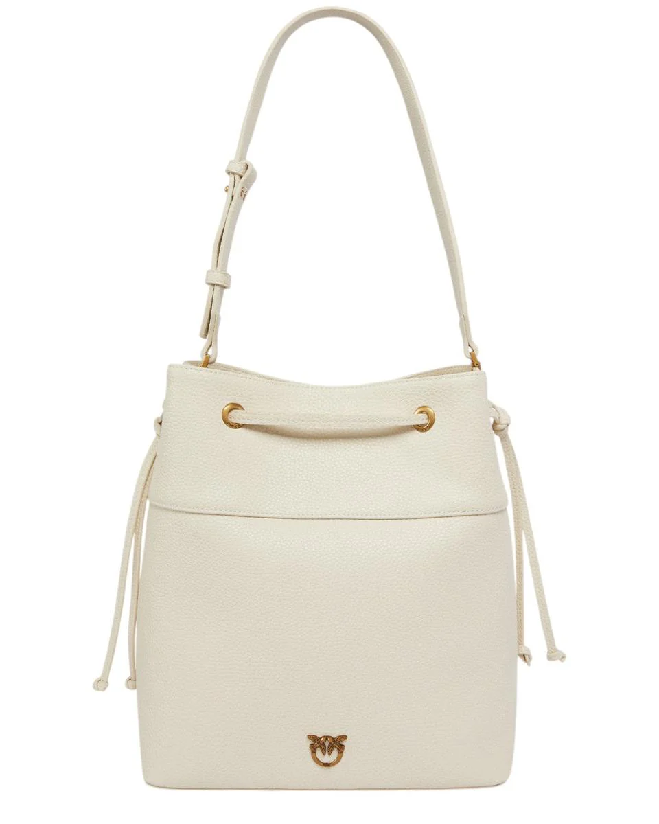 Image of Borsa Secchiello in Pelle Pinko con Tracolla Regolabile