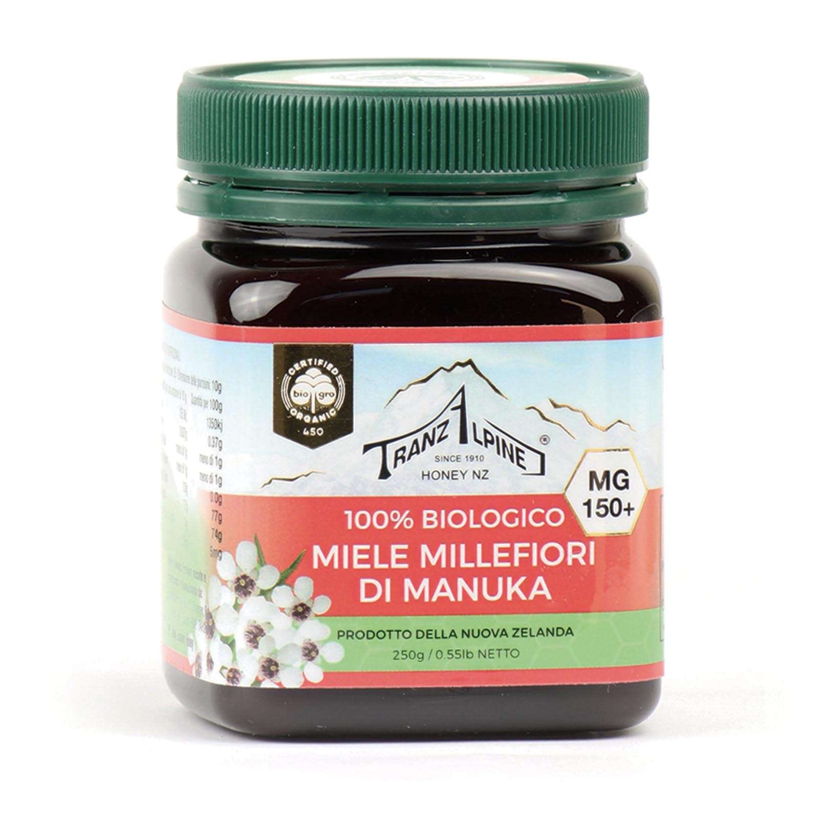 Image of Tranzalpine Miele di Manuka - Mg +150 Bio
