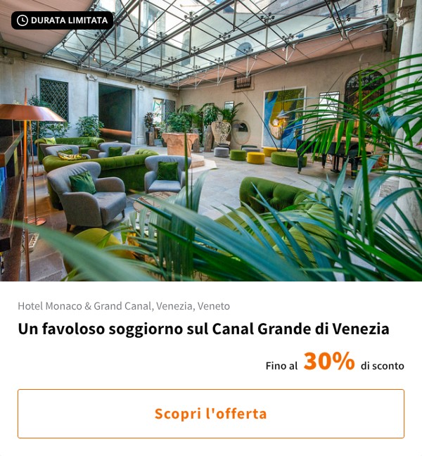 Un favoloso soggiorno sul Canal Grande di Venezia