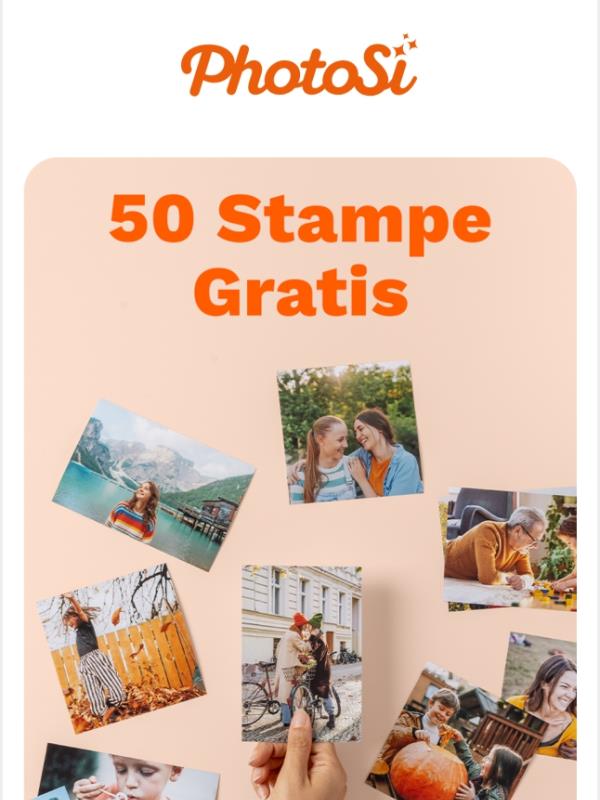 Last call 📣 50 Stampe gratis