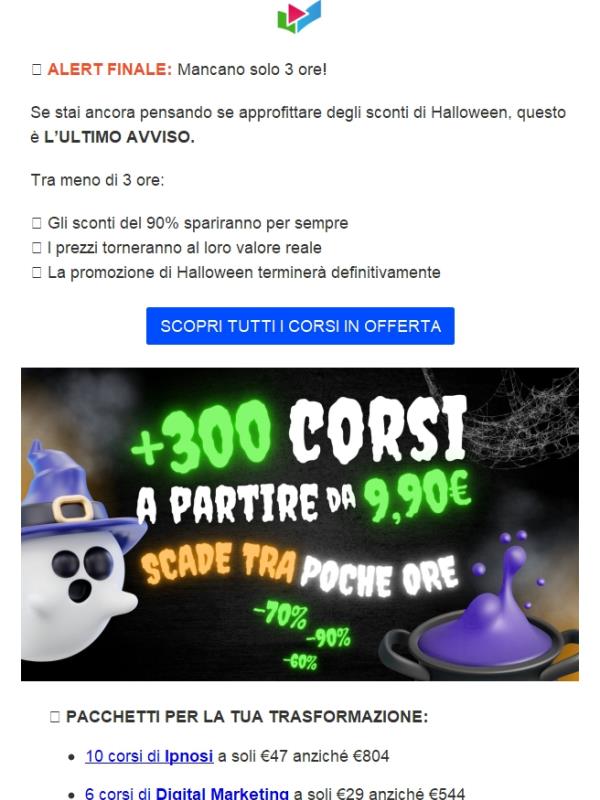 Ultime ore: promo di Halloween